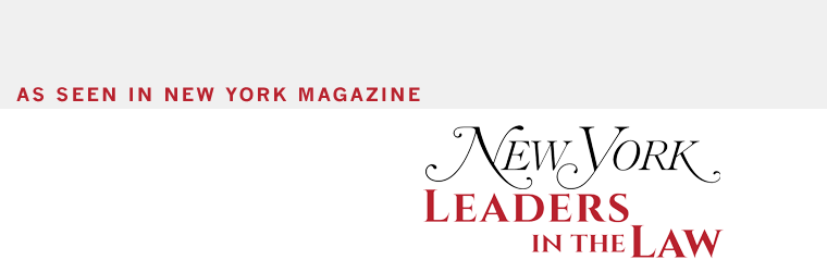 As seen in New York Magazine: New York's Women Leaders in the Law